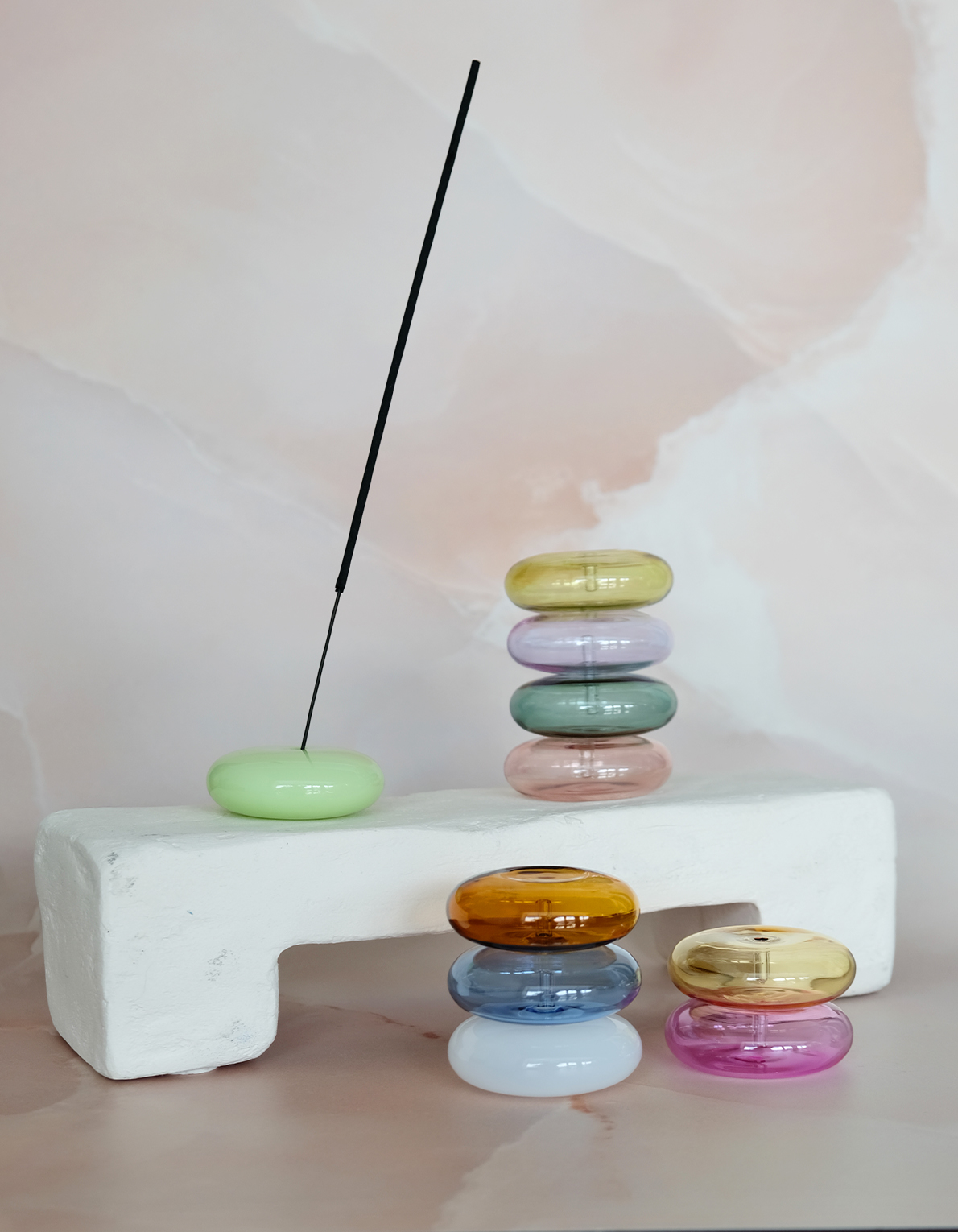 Handblown Glass Bubble Incense Holder – Botanica